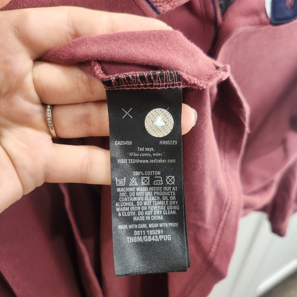 Ted Baker Short Sleeve Polo Shirt size 6 - Picture 6 of 8